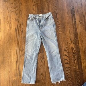 Agolde Light Blue Straight Leg Women's Jeans